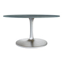  Zuo Metropolis 109451 Dining Table (60") - Grey & Silver IMAGE 2