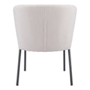  Zuo Aimee 109677 Dining Chair - Cream IMAGE 4