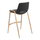  Zuo Desi 109552 Counter Stool - Black & Gold IMAGE 5