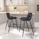  Zuo Desi 109537 Counter Stool - Black IMAGE 8