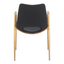  Zuo Desi 109549 Dining Chair - Black & Gold IMAGE 4