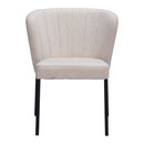  Zuo Aimee 109678 Dining Chair - Beige IMAGE 3