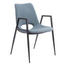  Zuo Desi 109536 Dining Chair - Azure Grey IMAGE 1