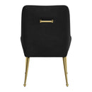  Zuo Maxine 109717 Dining Chair - Black & Gold IMAGE 4