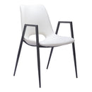  Zuo Desi 109535 Dining Chair - White IMAGE 1