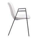  Zuo Desi 109535 Dining Chair - White IMAGE 2