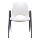  Zuo Desi 109535 Dining Chair - White IMAGE 3