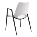  Zuo Desi 109535 Dining Chair - White IMAGE 5