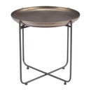  Zuo Bronson 109596 Side Table - Bronze IMAGE 2
