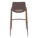  Zuo Desi 109734 Barstool - Brown & Walnut IMAGE 4