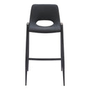  Zuo Desi 109540 Barstool - Black IMAGE 3