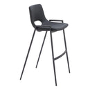  Zuo Desi 109540 Barstool - Black IMAGE 6