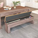  Zuo Bonker 109497 Storage Bench - Brown IMAGE 10