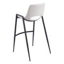  Zuo Desi 109541 Barstool - White IMAGE 5