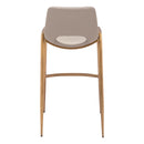  Zuo Desi 109735 Barstool - Beige & Gold IMAGE 4