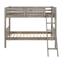  Coaster Furniture Ryder 400818 Wood Twin Over Twin Bunk Bed - Weathered Taupe IMAGE 4