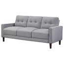  Coaster Furniture Bowen 506781 Upholstered Track Arm Tufted Sofa - Grey IMAGE 3