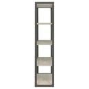  Coaster Furniture Loomis 805883 72-inch 4-shelf Bookshelf - Whitewashed Grey IMAGE 5