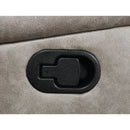  Coaster Furniture Greer 651353 Upholstered Swivel Glider Recliner Chair - Taupe IMAGE 6