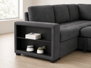 U275 GREY 3PC SECTIONAL W/USB