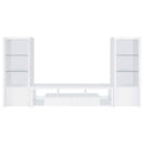 Coaster Furniture Jude 704254 Media Tower - High Gloss White IMAGE 10