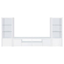 Coaster Furniture Jude 704254 Media Tower - High Gloss White IMAGE 11
