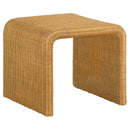  Coaster Furniture Juanita 709817 Square Woven Rattan End Table - Natural IMAGE 1