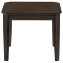  Coaster Furniture Amaro 736184 3-piece Coffee and End Table Set - Dark Brown IMAGE 6