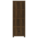  Coaster Furniture Sachin 736293-SET 3-piece Entertainment Center with 79" TV Stand - Dark Pine IMAGE 7