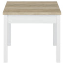  Coaster Furniture Stacie 709950 3-piece Coffee Table Set - Distressed Pine and White IMAGE 7