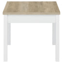  Coaster Furniture Stacie 709950 3-piece Coffee Table Set - Distressed Pine and White IMAGE 8