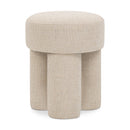  Color_Beige -- Meridian Larson Fabric Upholstered Stool IMAGE 1