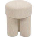  Color_Beige -- Meridian Larson Fabric Upholstered Stool IMAGE 4