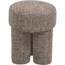  Color_Brown -- Larson Brown Fabric Upholstered Stool IMAGE 4