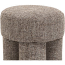  Color_Brown -- Larson Brown Fabric Upholstered Stool IMAGE 6