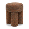  Color_Cognac -- Larson Cognac Fabric Upholstered Stool IMAGE 1