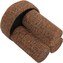  Color_Cognac -- Larson Cognac Fabric Upholstered Stool IMAGE 5