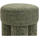 Meridian Larson Green Polyester Fabric Ottoman/Stool IMAGE 6