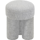  Color_Grey -- Larson Grey Fabric Upholstered Stool IMAGE 4