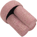  Color_Pink -- Larson Pink Fabric Upholstered Stool IMAGE 5