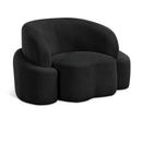  Manufacturer Color_Black -- Meridian Principessa Stationary Fabric Chair IMAGE 1