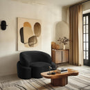  Manufacturer Color_Black -- Meridian Principessa Stationary Fabric Chair IMAGE 2