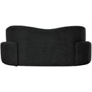  Manufacturer Color_Black -- Meridian Principessa Stationary Fabric Loveseat IMAGE 3