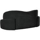  Manufacturer Color_Black -- Meridian Principessa Stationary Fabric Loveseat IMAGE 6