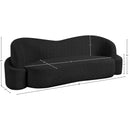  Manufacturer Color_Black -- Meridian Principessa Stationary Fabric Sofa IMAGE 17