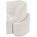  Manufacturer Color_Cream -- Principessa Cream Boucle Fabric Upholstered Chair IMAGE 11