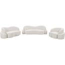  Manufacturer Color_Cream -- Principessa Cream Boucle Fabric Upholstered Chair IMAGE 14