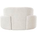  Manufacturer Color_Cream -- Principessa Cream Boucle Fabric Upholstered Chair IMAGE 3