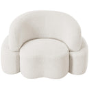  Manufacturer Color_Cream -- Principessa Cream Boucle Fabric Upholstered Chair IMAGE 5
