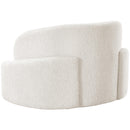  Manufacturer Color_Cream -- Principessa Cream Boucle Fabric Upholstered Chair IMAGE 6